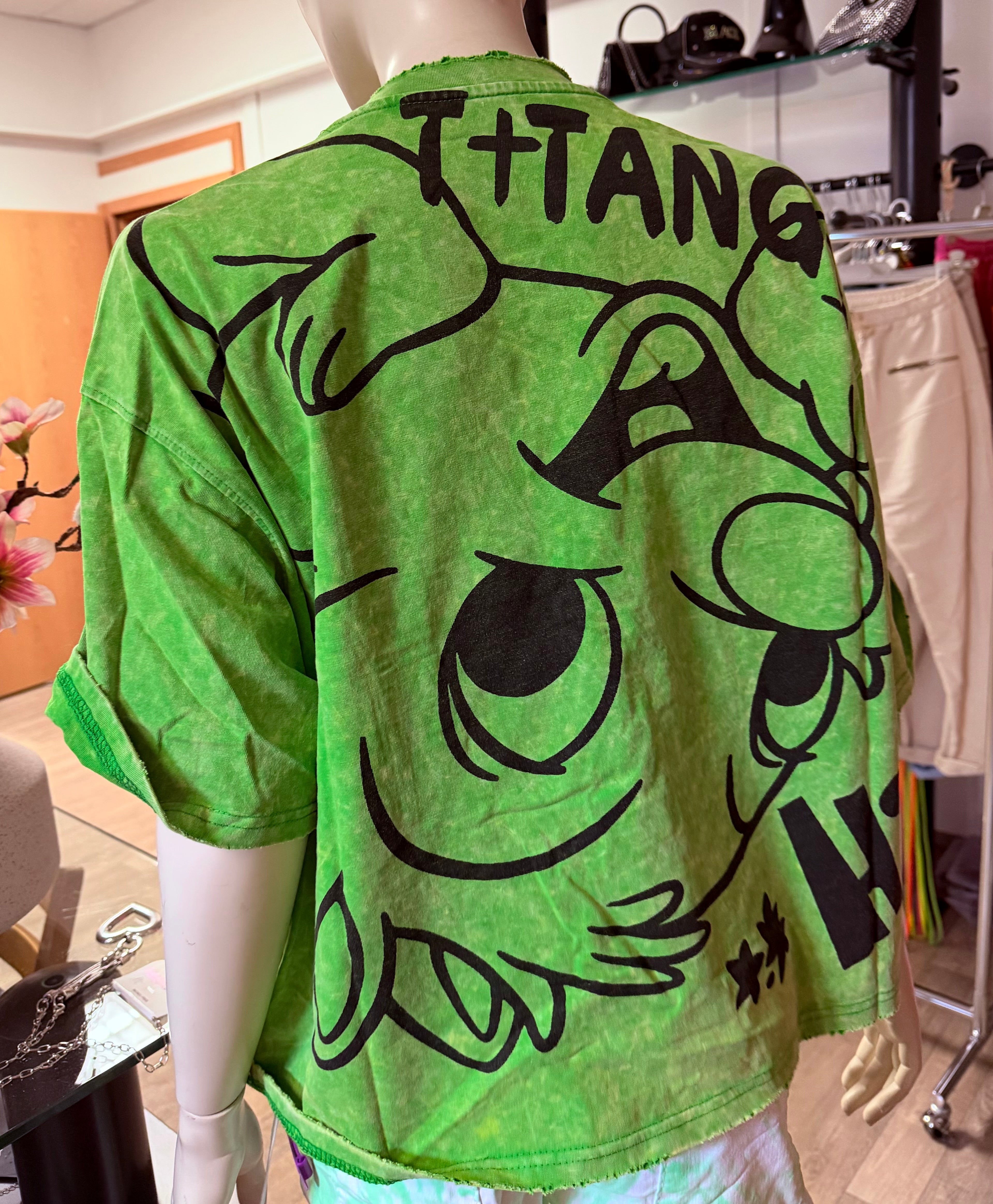 ✨ Statement Shirt „Cartoon Style“ – Wow Look