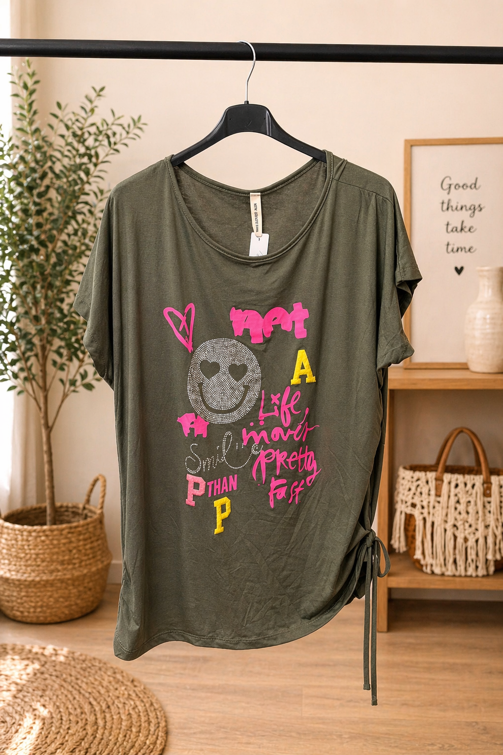 Trend Shirt mit Statement Print
