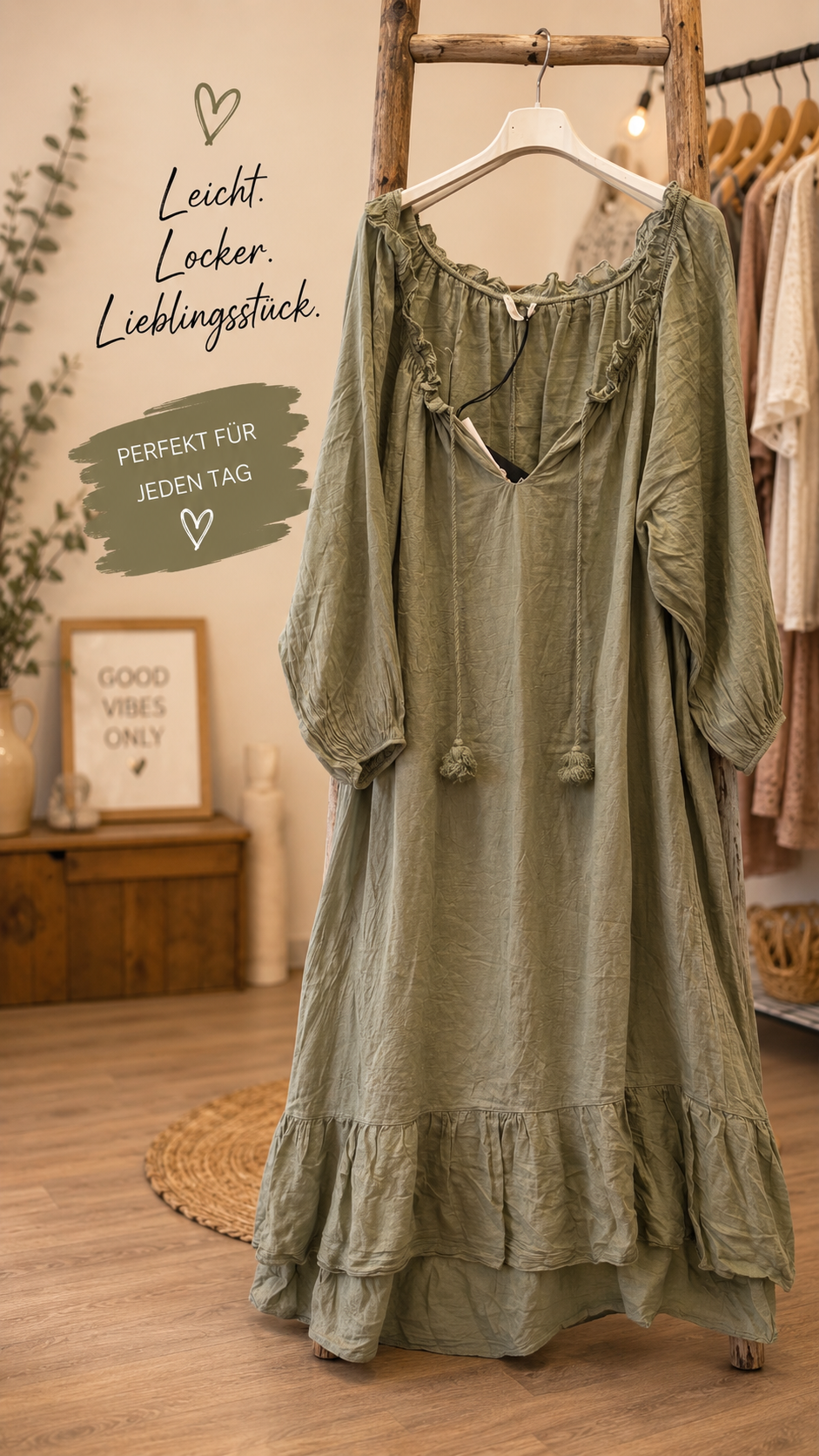 🤍 Luftiges Boho-Kleid 🤍