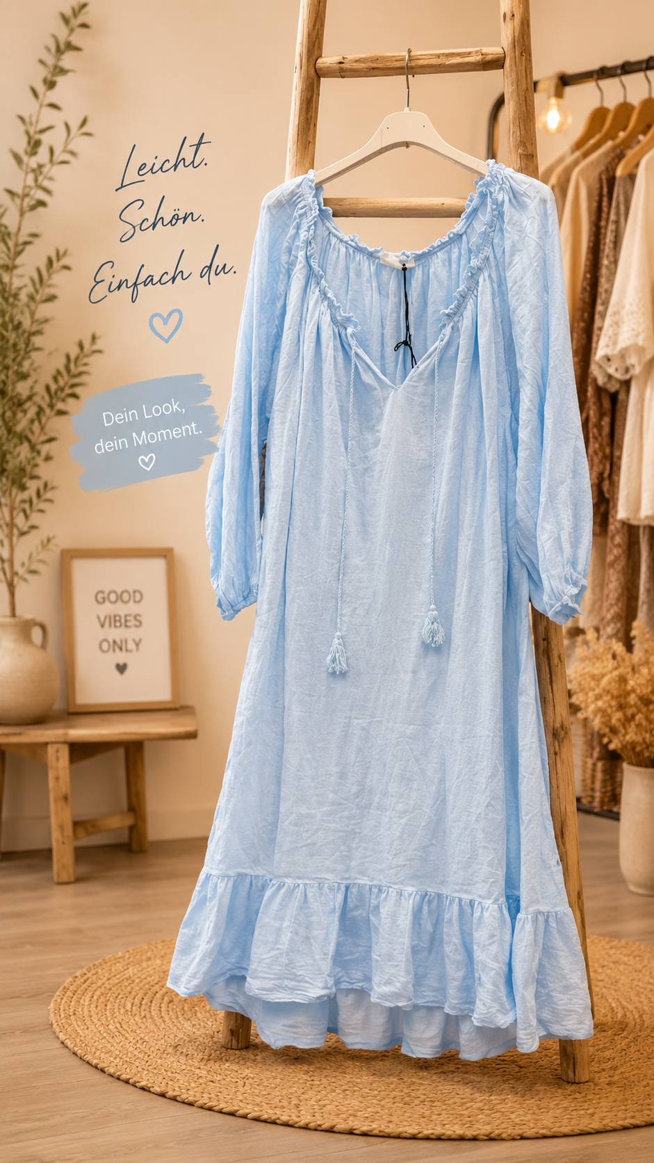 🤍 Luftiges Boho-Kleid 🤍