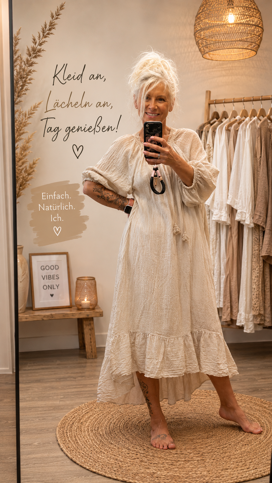 🤍 Luftiges Boho-Kleid 🤍
