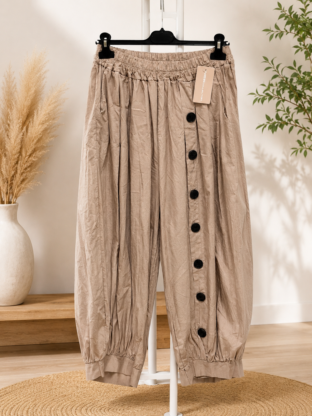 Ballonhose mit Knopfleiste