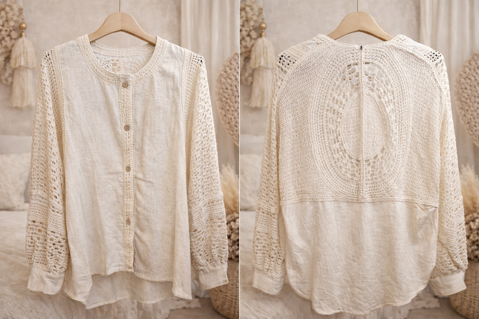 Häkel Bluse