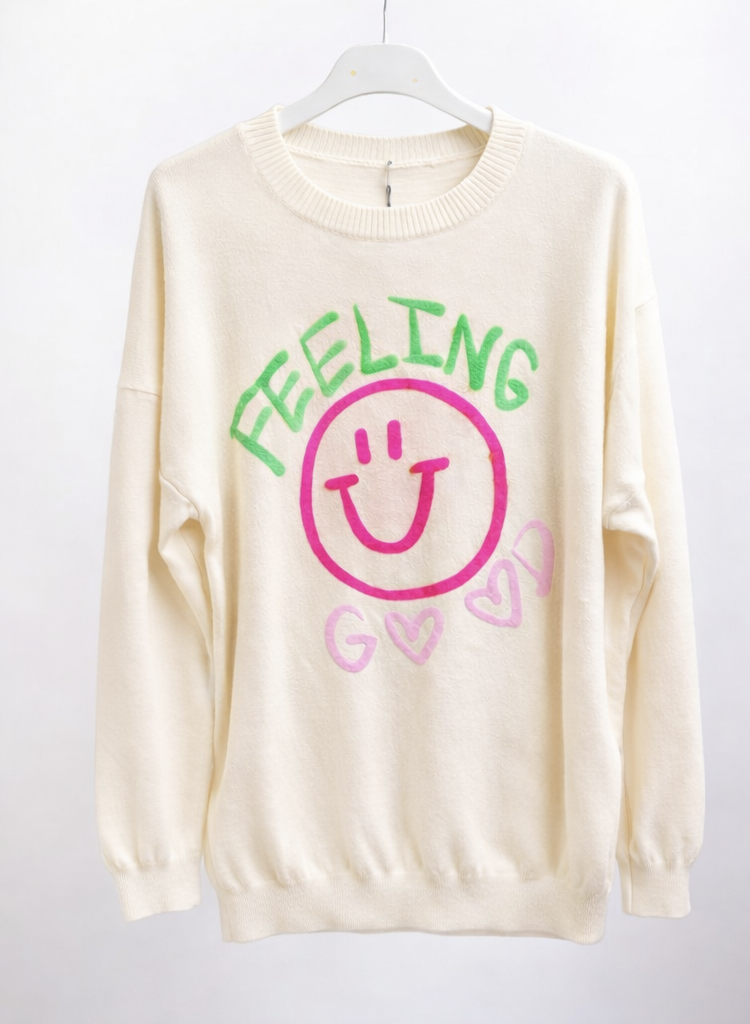 Süßer Smiley Pullover